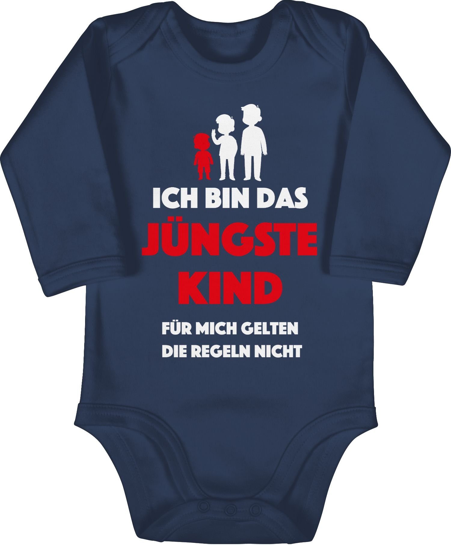 Shirtracer Shirtbody »Ich bin das jüngste Kind. Für mich gelten die